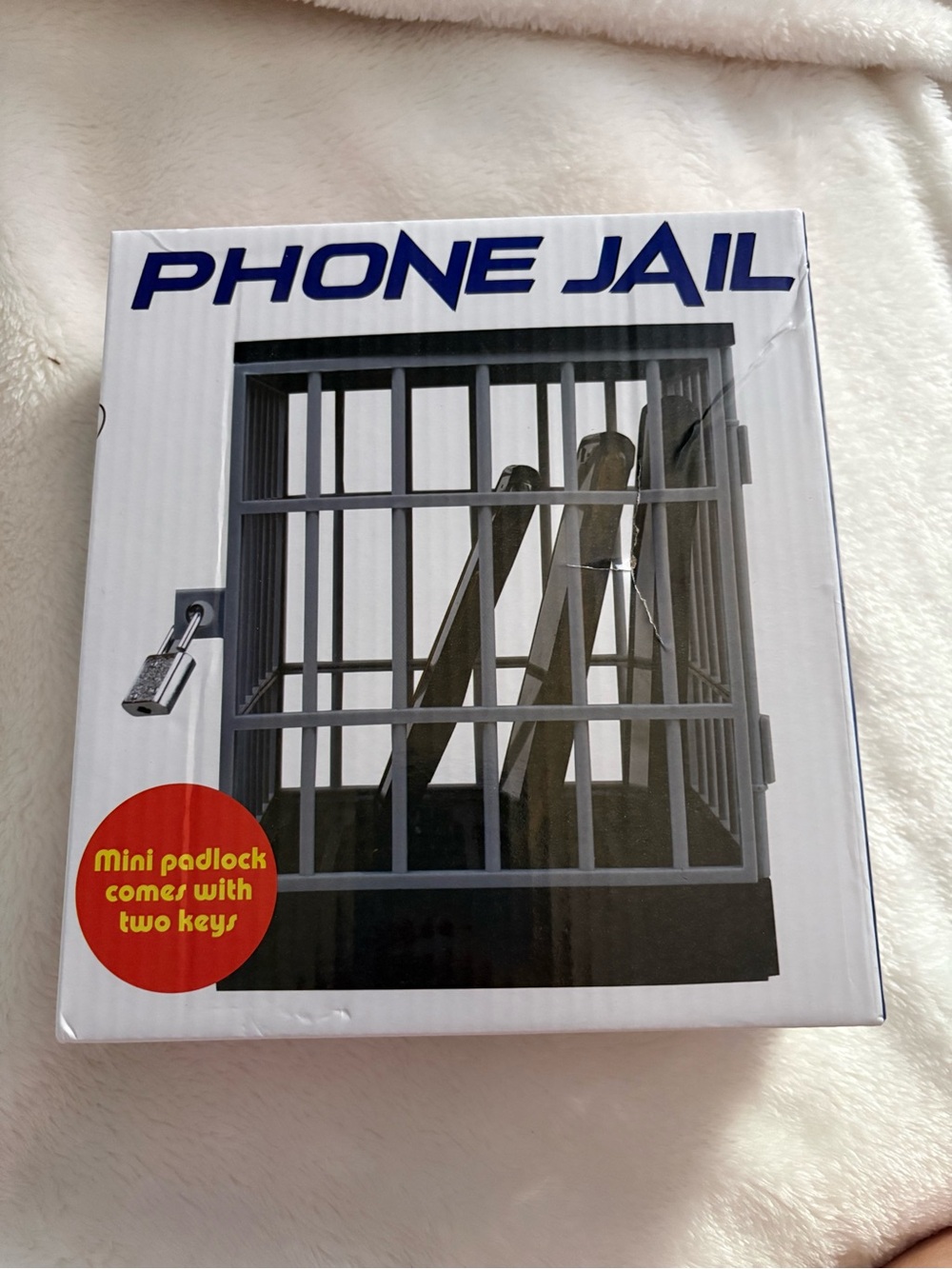 Phone Jail Mobile Locking Cage - Black
